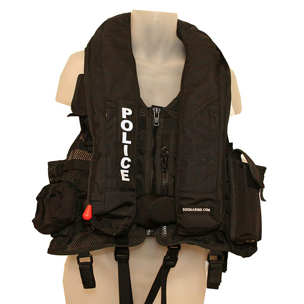 S.O.S. Law Enforcement Life Jacket with load bearing tactical vest