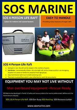 SOS 4 Person Life Raft SOS-5655
